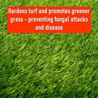 Ultima-Plus XP Iron Sulphate Lawn Tonic Liquid Fertiliser with Seaweed Extract - Provides Greener Grass and Hardens Turf 20L