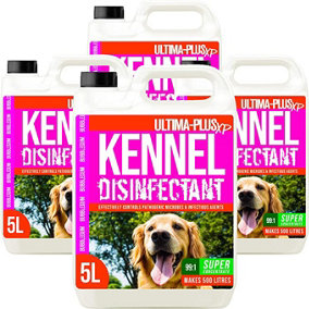 ULTIMA-PLUS XP Kennel Kleen - Disinfectant, Cleaner, Sanitiser & Deodoriser - Concentrated Formula Kennel Cleaner 20L Bubblegum