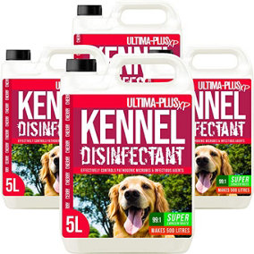 ULTIMA-PLUS XP Kennel Kleen - Disinfectant, Cleaner, Sanitiser & Deodoriser - Concentrated Formula Kennel Cleaner 20L Cherry