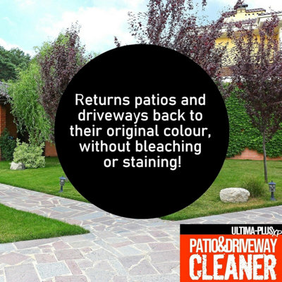 Ultima-Plus XP Patio & Driveway Cleaner Deeply Cleans to Remove Stains Grime and Dirt for Patios Driveways Block Paving 10L - 3