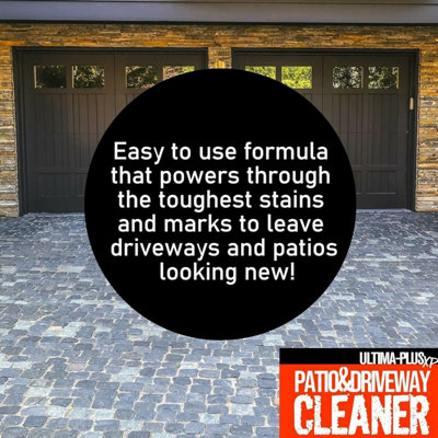 Ultima-Plus XP Patio & Driveway Cleaner Deeply Cleans to Remove Stains Grime and Dirt for Patios Driveways Block Paving 10L - 4