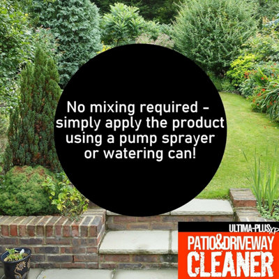 Ultima-Plus XP Patio & Driveway Cleaner Deeply Cleans to Remove Stains Grime and Dirt for Patios Driveways Block Paving 10L - 5