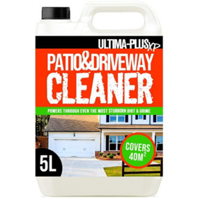 Ultima-Plus XP Patio & Driveway Cleaner Deeply Cleans to Remove Stains Grime and Dirt for Patios Driveways Block Paving