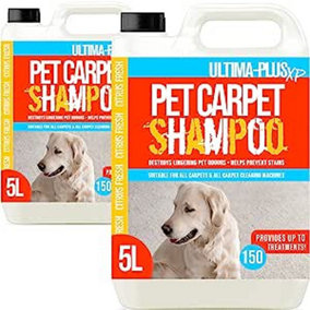 Ultima-Plus XP Pet Carpet Shampoo - Professional Carpet Cleaning Solution Perfect for Pet Owners Citrus 10L