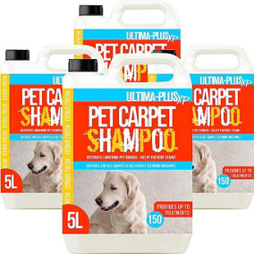 Ultima-Plus XP Pet Carpet Shampoo - Professional Carpet Cleaning Solution Perfect for Pet Owners Citrus 20L