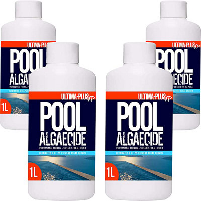 ULTIMAPLUS XP Pool Algaecide Removes Algae in Pools, Hot Tubs and Spas 4L DIY at B&Q