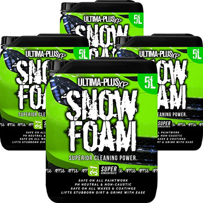 Ultima-Plus XP Snow Foam Car Shampoo pH Neutral Wash - Super Thick Foam Pre-Wash - Apple Fragrance 20L