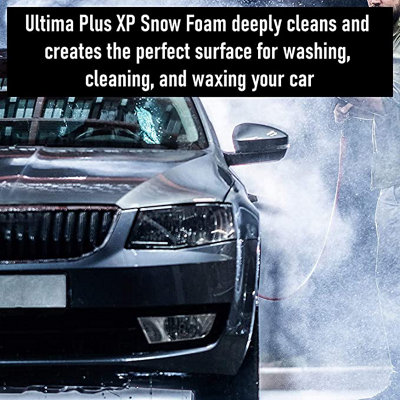 Ultima-Plus XP Snow Foam Car Shampoo pH Neutral Wash - Super Thick Foam Pre-Wash - Strawberry Fragrance 15L