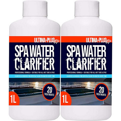 ULTIMA-PLUS XP Spa Water Clarifier - Transforms Hot Tub Water From Cloudy and Dirty to Crystal Clear 2L