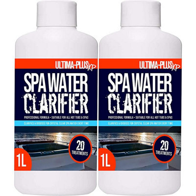 ULTIMA-PLUS XP Spa Water Clarifier - Transforms Hot Tub Water From Cloudy and Dirty to Crystal Clear 2L