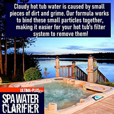 ULTIMA-PLUS XP Spa Water Clarifier - Transforms Hot Tub Water From Cloudy and Dirty to Crystal Clear 2L