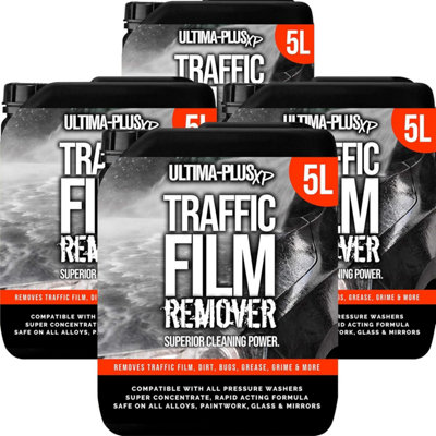 ULTIMA-PLUS XP Traffic Film Remover TFR Cleaner Removes Dirt, Grease, Bugs and Grime For Cars, Motorbikes, Truck, Vans & More 20L