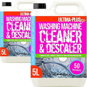 Ultima-Plus XP Washing Machine Cleaner and Descaler Fluid Deeply Cleans, Removes Nasty Odours and Prevents Limescale (10 litres)