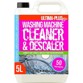 Ultima-Plus XP Washing Machine Cleaner and Descaler Fluid Deeply Cleans, Removes Nasty Odours and Prevents Limescale (5 litres)