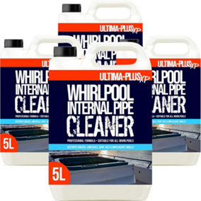 ULTIMA-PLUS XP Whirlpool Internal Pipe Cleaner Deeply Cleans & Removes Limescale Dirt & Odours 20L