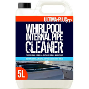 ULTIMA-PLUS XP Whirlpool Internal Pipe Cleaner - Deeply Cleans & Removes Limescale, Dirt & Odours 5L
