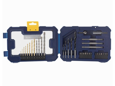 Ultimate 36 Piece IRWIN Drill and Screwdriving Kit for DIY Enthusiasts