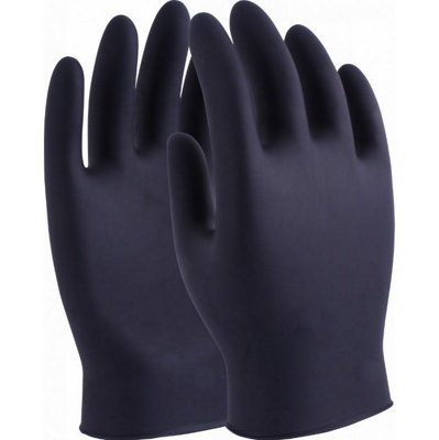 Ultimate Dg Black Nitrile Disposable Gloves - Xl 100Pc