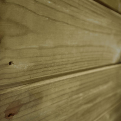 Ultimate Horizontal Tongue & Groove Fence Panel (Pack of 5) Width: 6ft (183cm) x Height: 3ft Interlocking Planks Fully Framed - 4