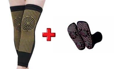 Ultimate Long Knee Protection Knee Pads and Socks Combo for Comfort and ...