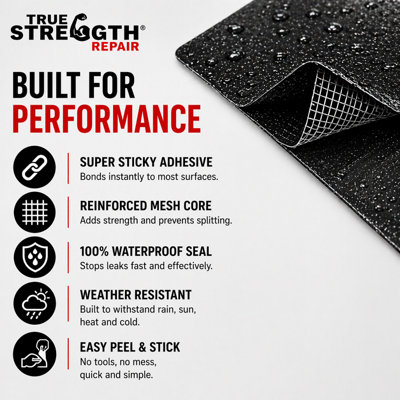 Ultimate Mesh Re-Inforced Gutter Repair Tape Patches Heavy Duty ...