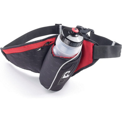 Ultimate Performance Ribble II Running Waist Bag Black/Red (One Size)
