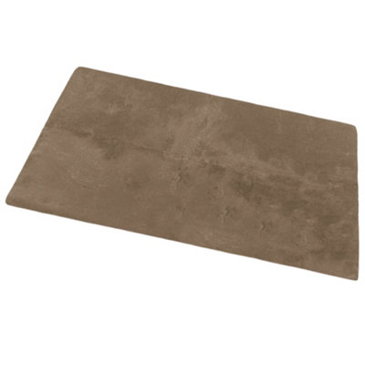 Ultimate Plush Pile Premium Bath Mat Walnut (55x85cm) Price Comparisons | Compare The Build
