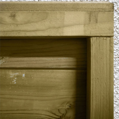 Ultimate Tongue & Groove Fence Panels Horizontal 4 Pack 6ft x 3ft Heavy ...