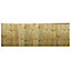 Ultimate Vertical Tongue & Groove Fence Panel (Pack of 3) Width: 6ft x Height: 2ft Interlocking Planks Fully Framed