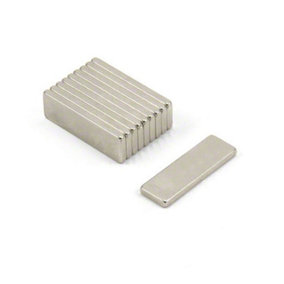 Ultra High Performance N52 Neodymium Magnet for Arts, Crafts, Model Making - 25mm x 8mm x 2mm thick - 3kg Pull0