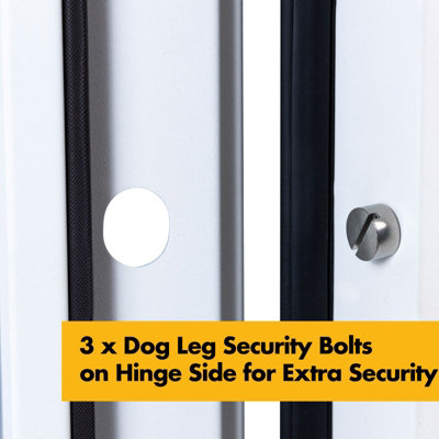 Ultra-High Security Steel Door 12-Point Multi-Point Locking ...