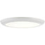 Ultra Slim Recessed Ceiling Downlight - 18W Cool White LED - Matt White