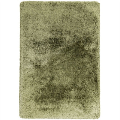 Ultra Thick Plush Shaggy Rug Light Sage Green Rug 200x300cm for the