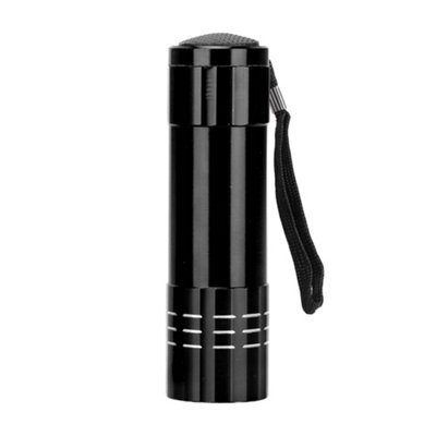 Ultra Violet Torch, UV Flashlight, 3 x AAA Batteries (Not Included), Black