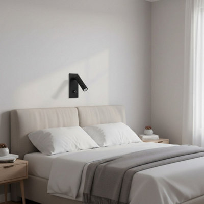 UltraBeam Bedroom Reading Light Recessed Wall or Headboard Mounted ...