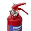 UltraFire 1kg Dry Powder Fire Extinguisher with Fire Blanket