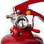 UltraFire 1kg Dry Powder Fire Extinguisher with Wall Bracket - Suitable for Class A,B & C Fires