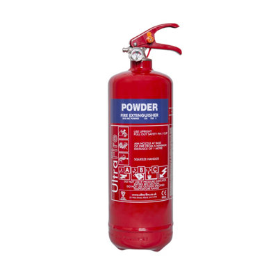 UltraFire 2kg Powder Fire Extinguisher - 5 Year Warranty
