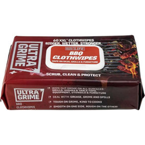 UltraGrime BBQ Cleaning Wipes  Tackle Grill Messes with Ease