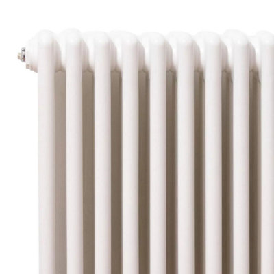 Ultraheat 3 Column Radiator 1800 x 465 mm White Steel, Hot Water, 1790W ...