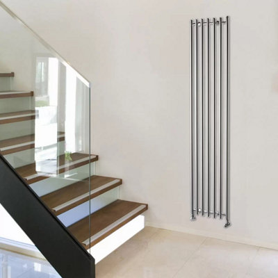 Ultraheat Trojan Radiator 1760 x 390 mm Chrome Steel, Hot Water ...