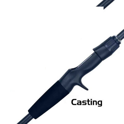 Ultralight Carbon Baitcasting Fishing Rod 2.28m Fast Action, 5-30g ...