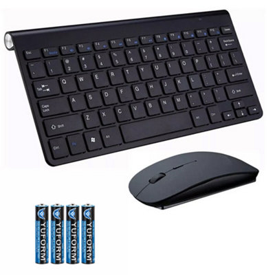 UltraSlim 2.4G Cordless Wireless Keyboard and Mouse Set Combo For MAC ...