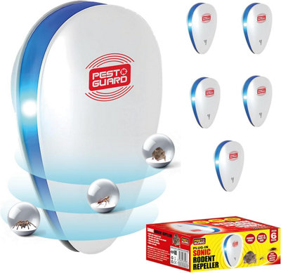 Ultrasonic Pest Repeller 6 Pack, Electronic Ouse Repellent Plug In