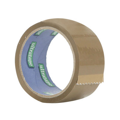 Ultratape Packing Tape (Pack of 6) Brown (One Size)