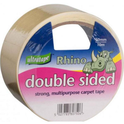 Ultratape Rhino double sided carpet tape-50mm X 10m