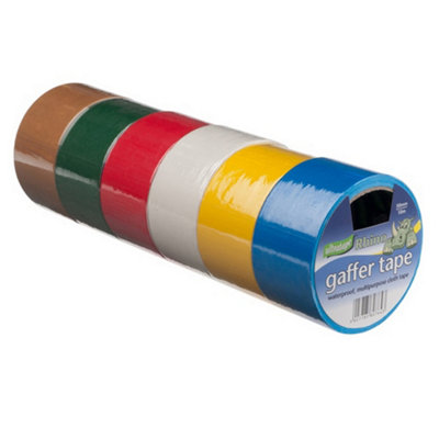 Ultratape Rhino Waterproof Gaffer Cloth Tape (Pack Of 6) Multicoloured (One Size) DIY at B&Q