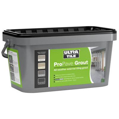 UltraTile ProPave All Weather Outdoor Tiling Grout Cosmic Black 15kg