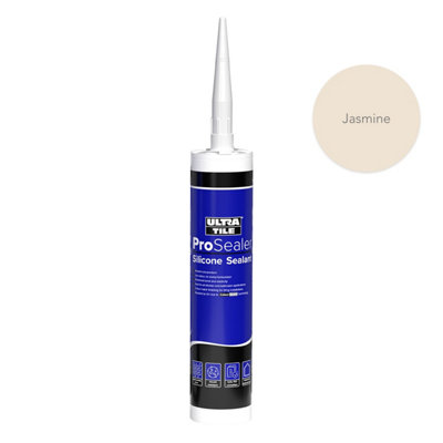UltraTile ProSealer Anti-Mould Bathroom Silicone - Jasmine, 310ml