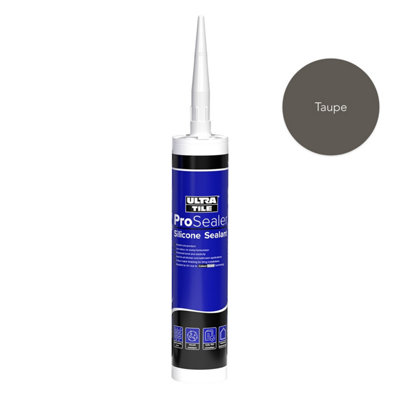 UltraTile ProSealer Anti-Mould Bathroom Silicone Taupe 310ml